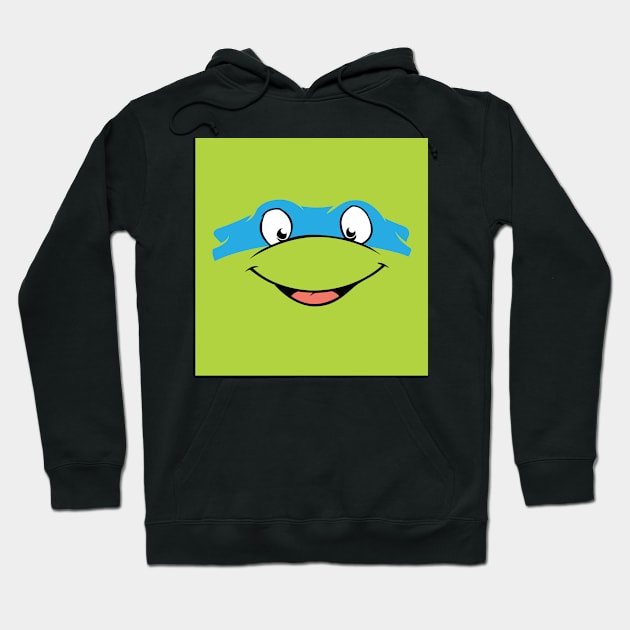 Leonardo TMNT Mask Design, Artwork, Vector, Graphic Hoodie by xcsdesign